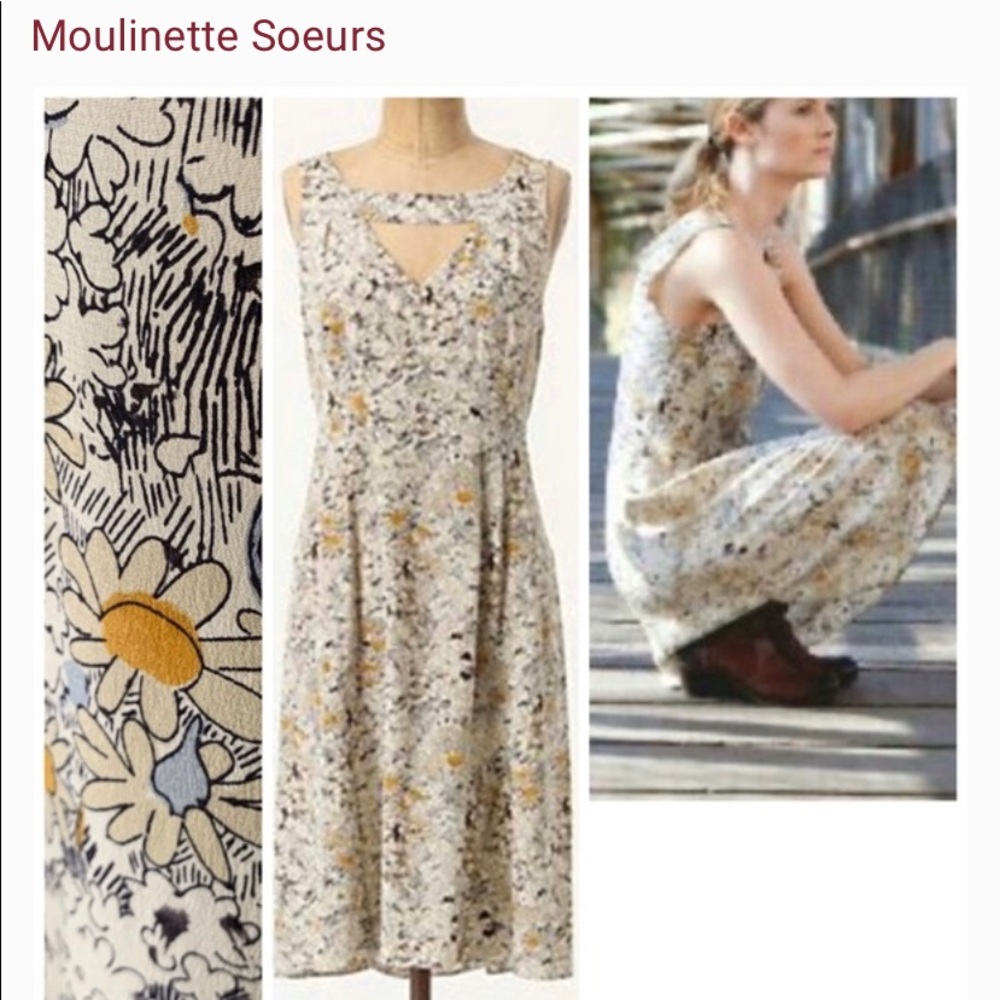 Anthropologie Moulinette Soeurs Floral Dress